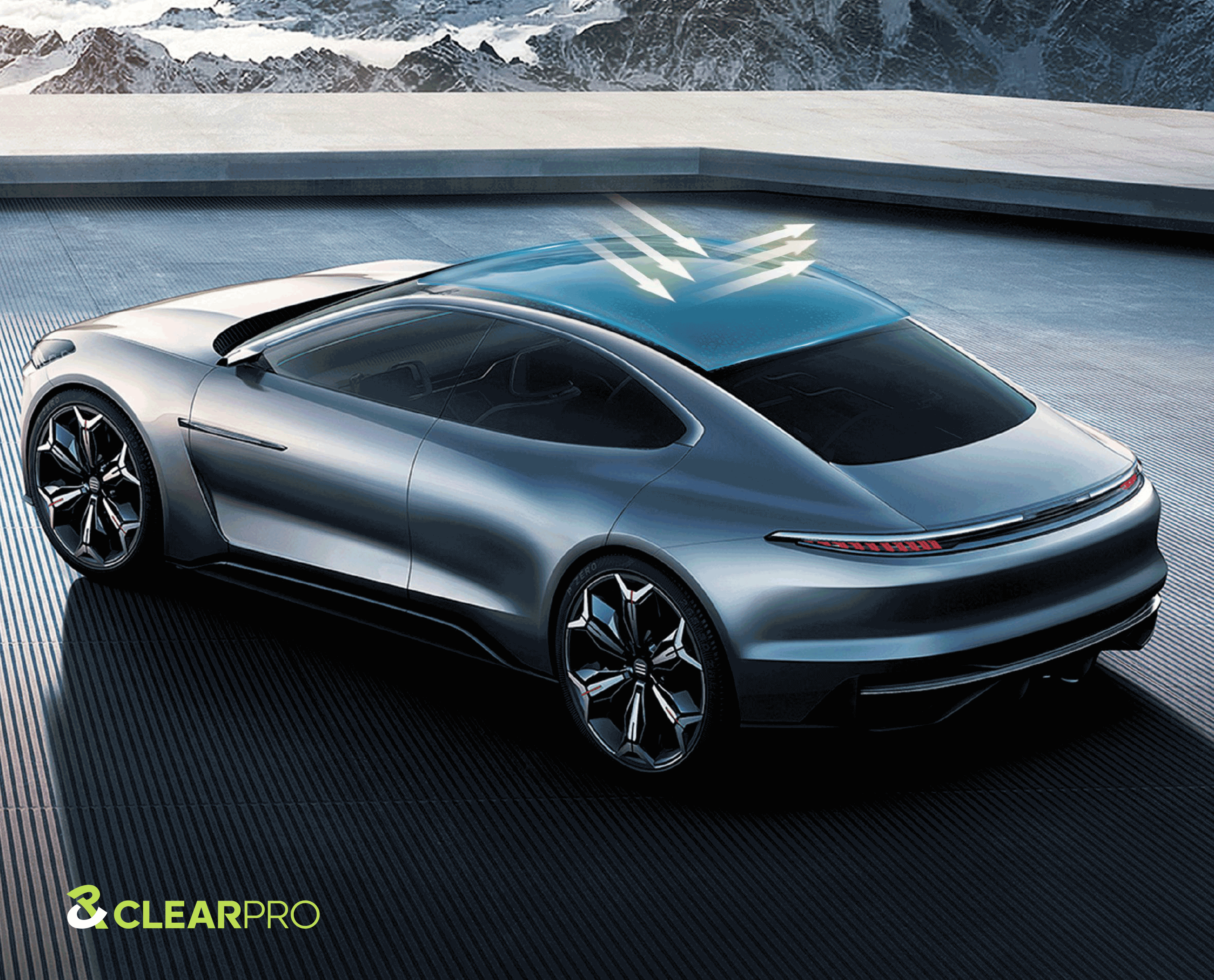 ClearPro SPC70 Skylight Film on concept car